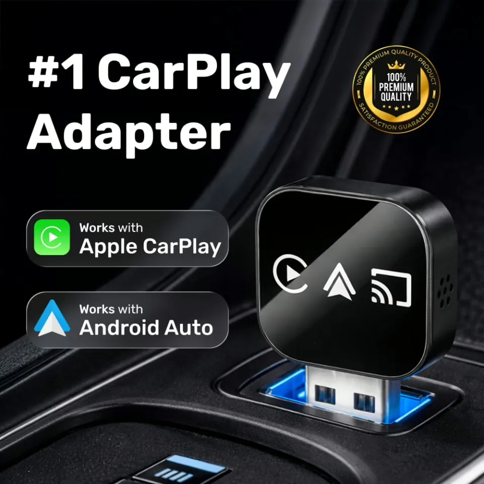 TopCarPlay wireless CarPlay adapter for any car